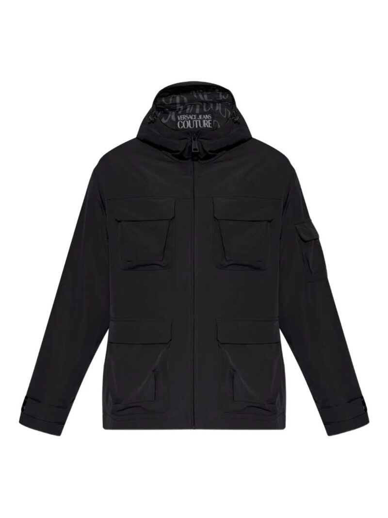 Versace Jeans Couture  hooded pocket jacket