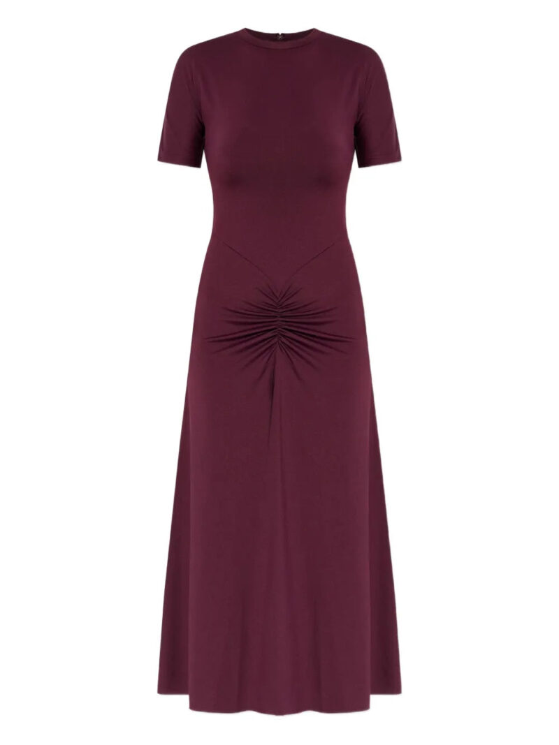 Victoria Beckham  short-sleeve gathered midi dress