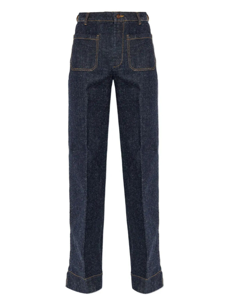 Victoria Beckham  patch-pocket jeans