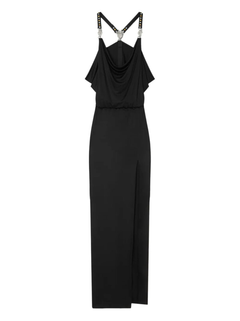Versace  studded-straps maxi dress