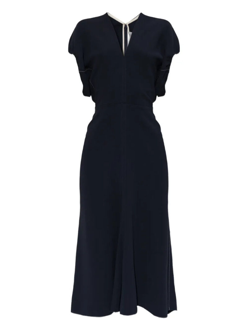 Victoria Beckham  V-neck midi dress