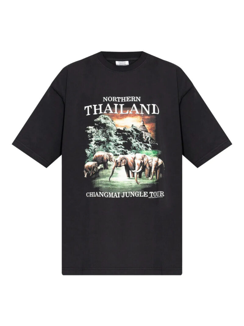 VETEMENTS  Northern Thailand Chiangmai Jungle Tour T-shirt