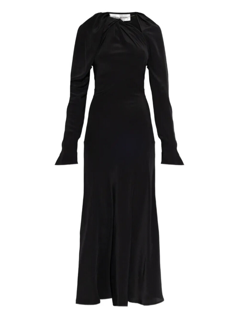 Victoria Beckham  long-sleeve twisted midi dress