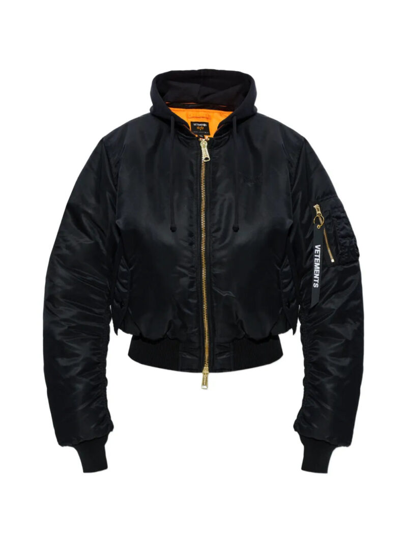 VETEMENTS  hooded bomber jacket