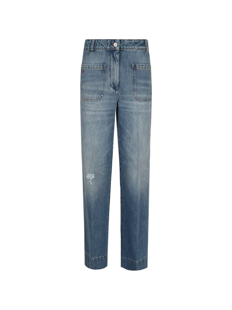 Victoria Beckham  ripped jeans