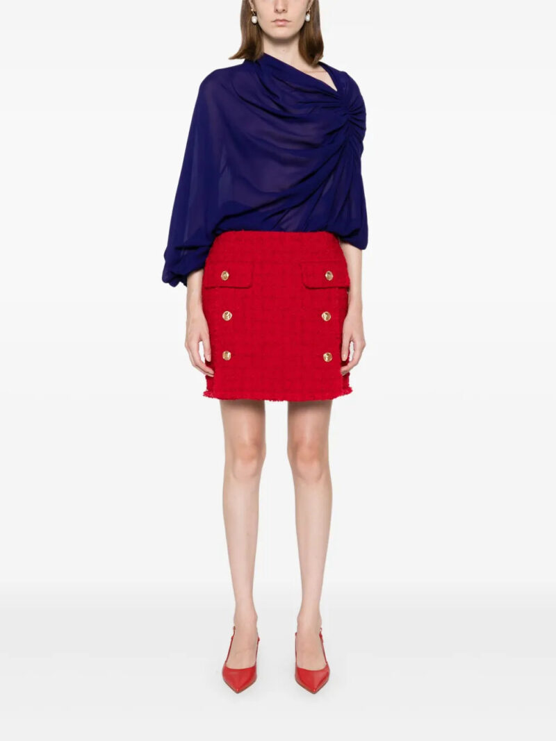 Versace Heritage tweed mini skirt