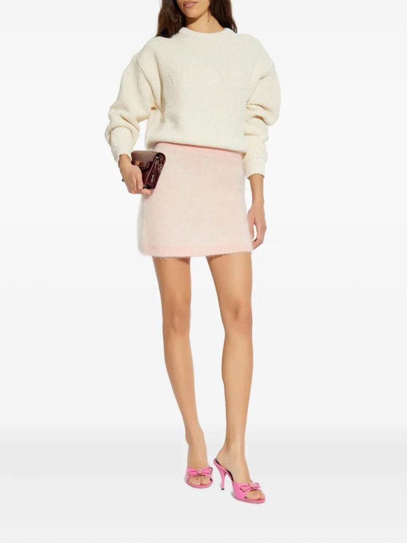 Versace knitted mini skirt