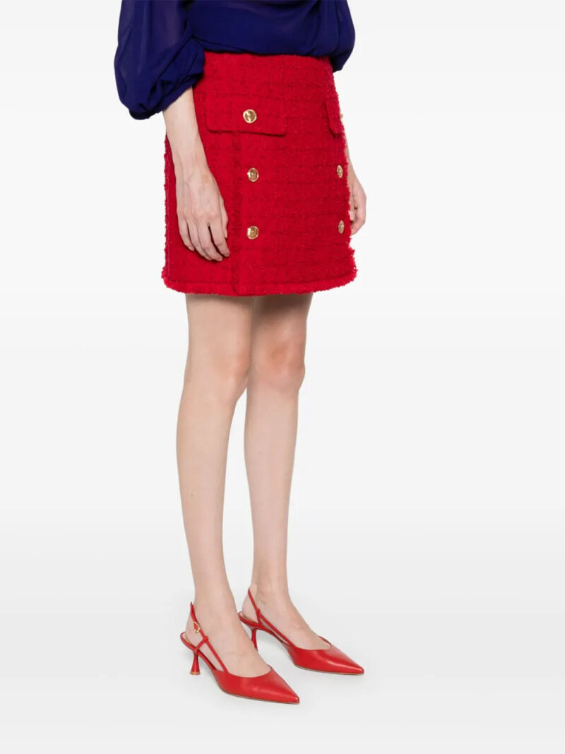 Versace Heritage tweed mini skirt
