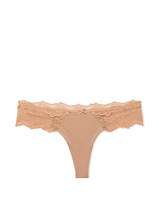 Victoria's Secret Lace-Trim Thong Panty