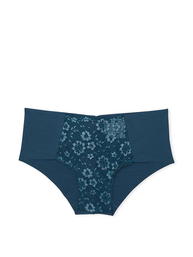 Victoria's Secret Shimmer Lace-Inset No-Show Cheeky Panty