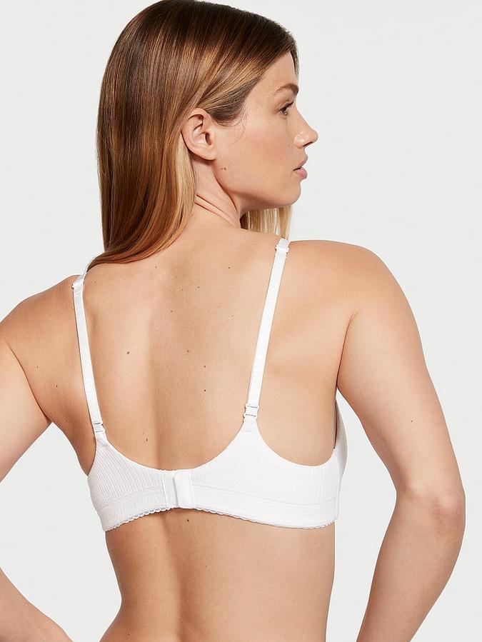 Victoria's Secret Lightly Lined Pointelle Wireless Bra
