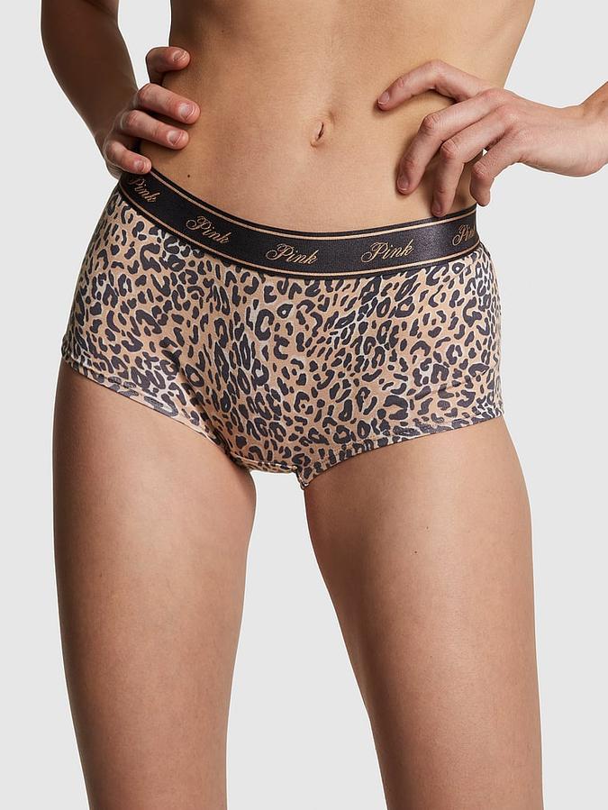 Victoria's Secret Logo Cotton Boyshort Panty