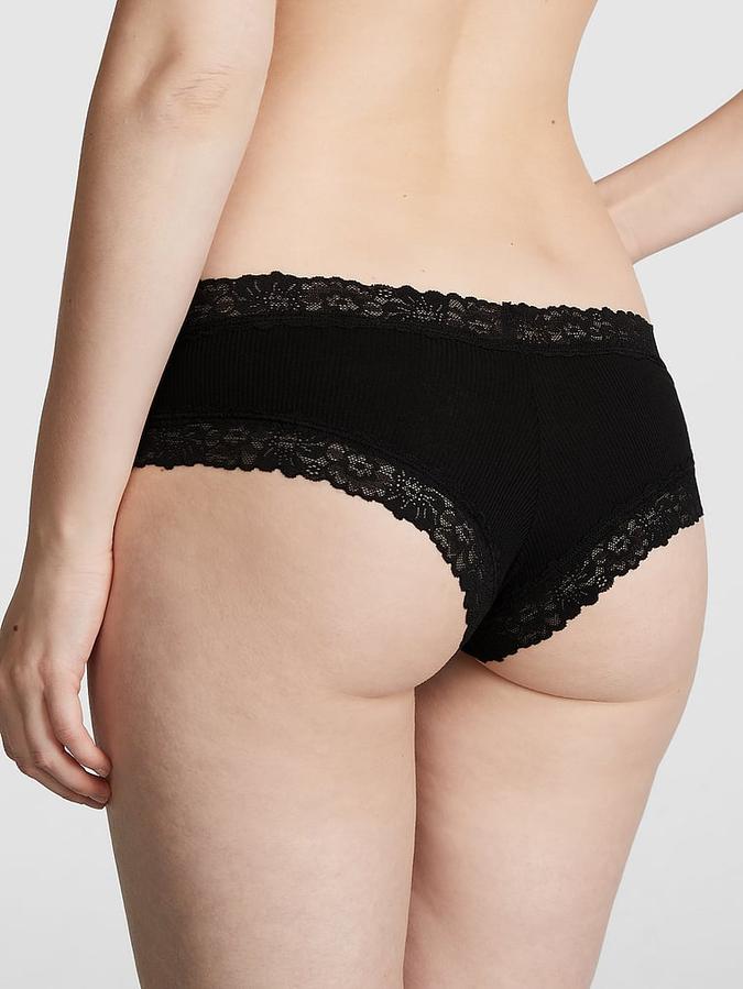 Victoria's Secret Wink Lace-Trim Cheeky Panty
