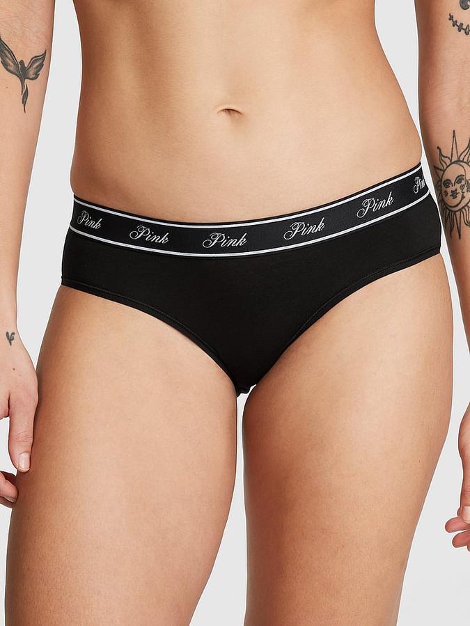 Victoria's Secret Logo Cotton Hiphugger Panty