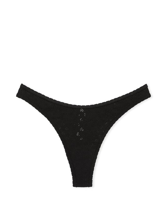 Victoria's Secret Cotton High-Leg Thong Panty