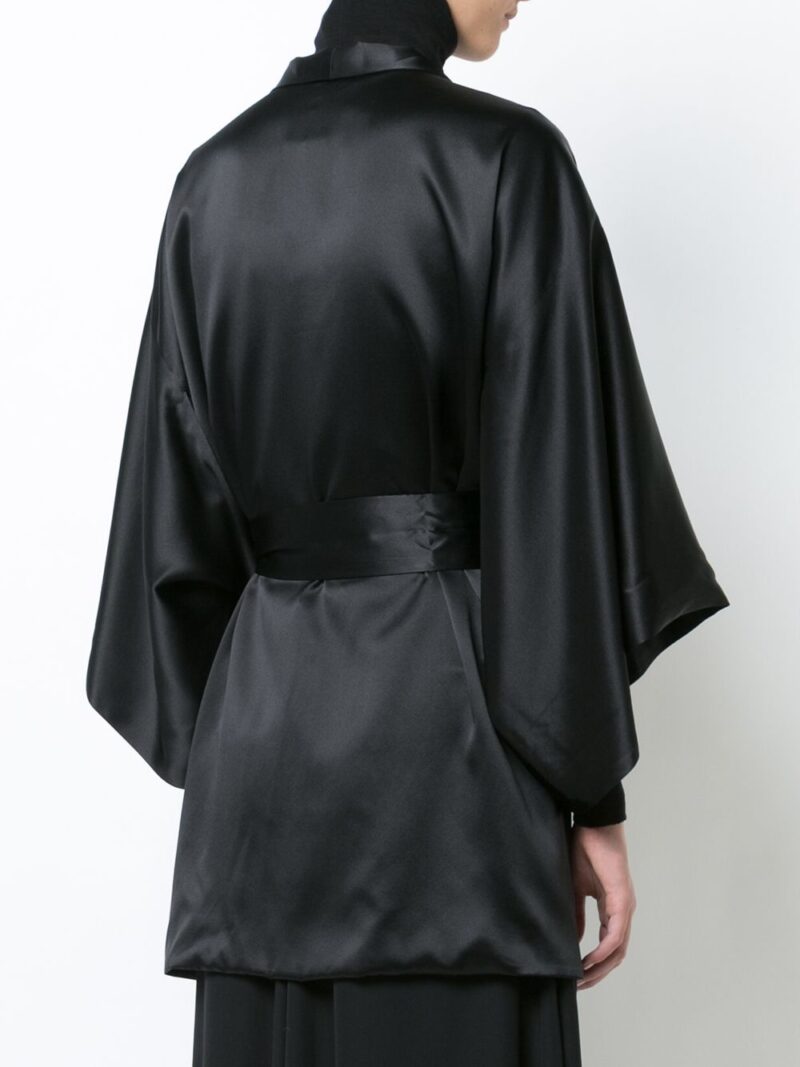 VOZ  silk tie-waist jacket