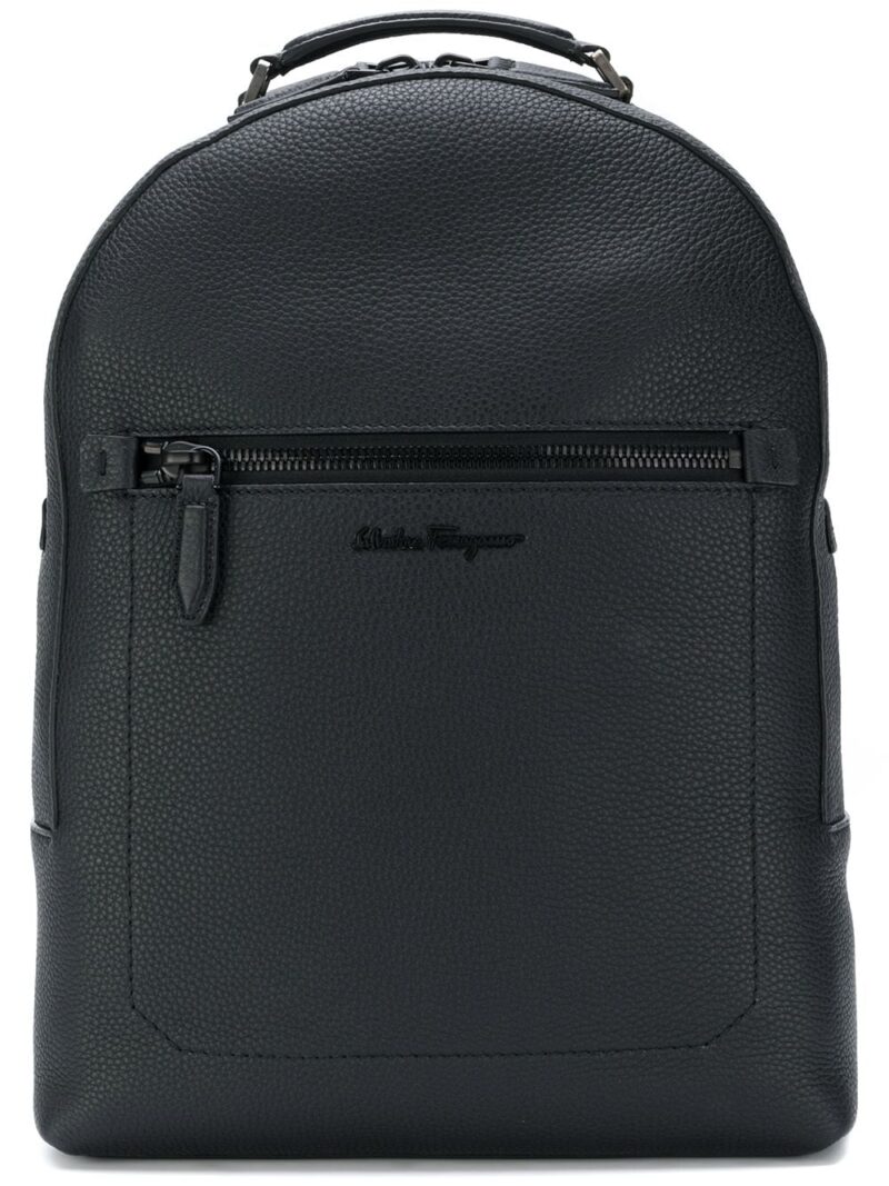 Ferragamo embroidered logo backpack
