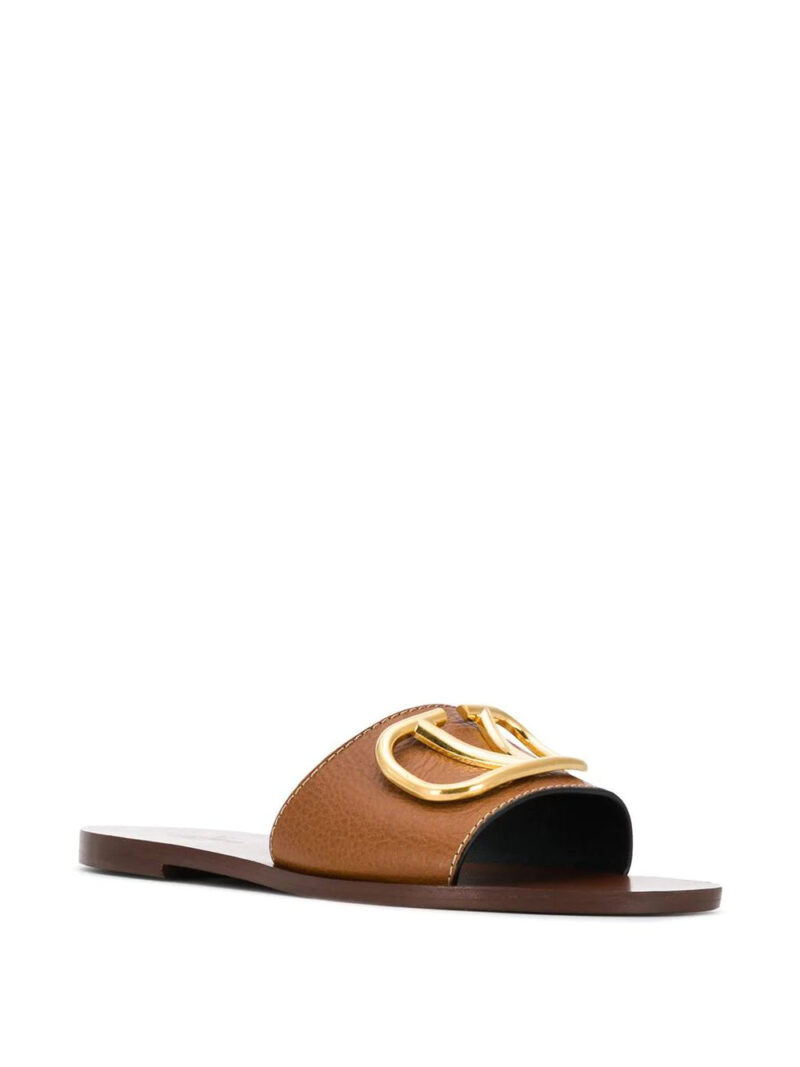 Valentino Garavani VLogo-plaque slide sandals