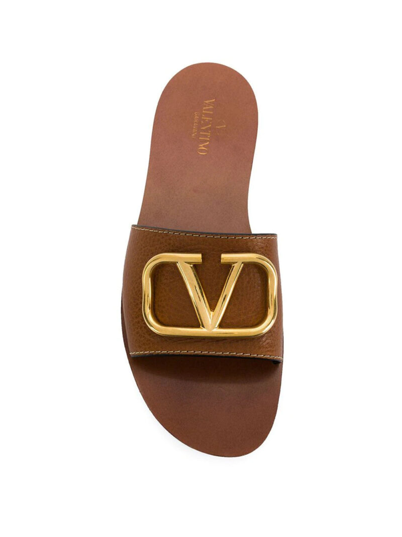 Valentino Garavani VLogo-plaque slide sandals