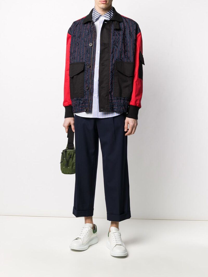 Vivienne Westwood contrast sleeve jacket