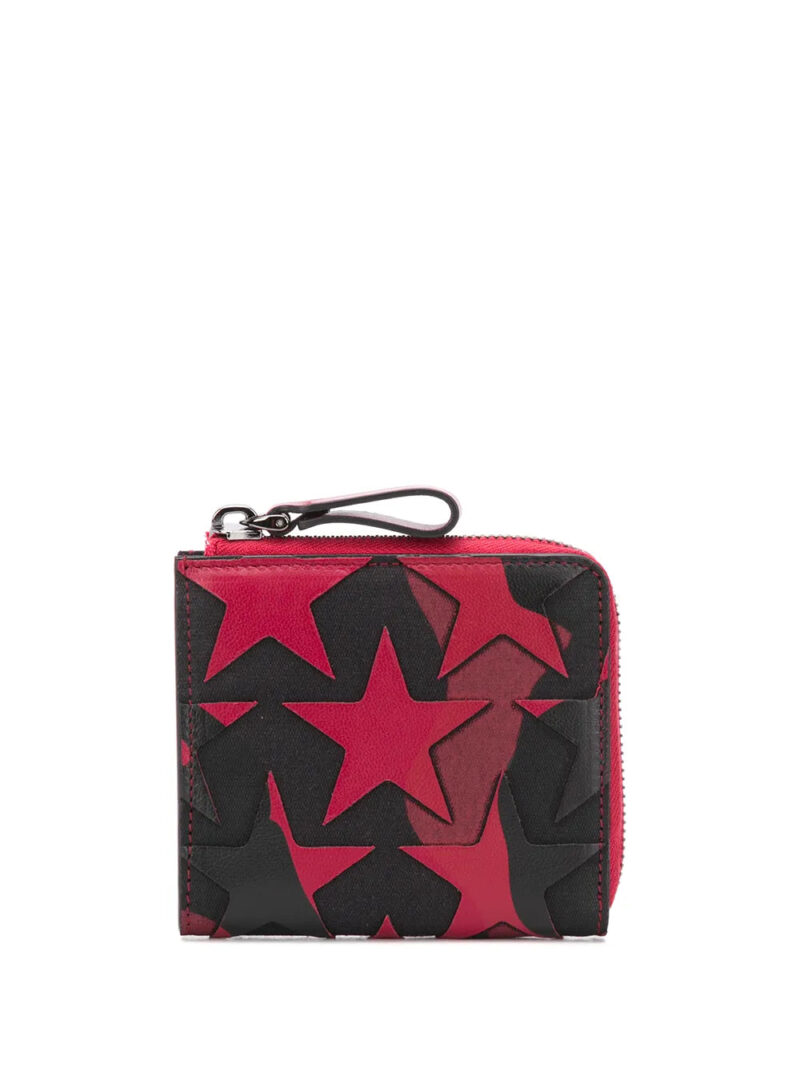 Valentino Garavani  camouflage star patch wallet