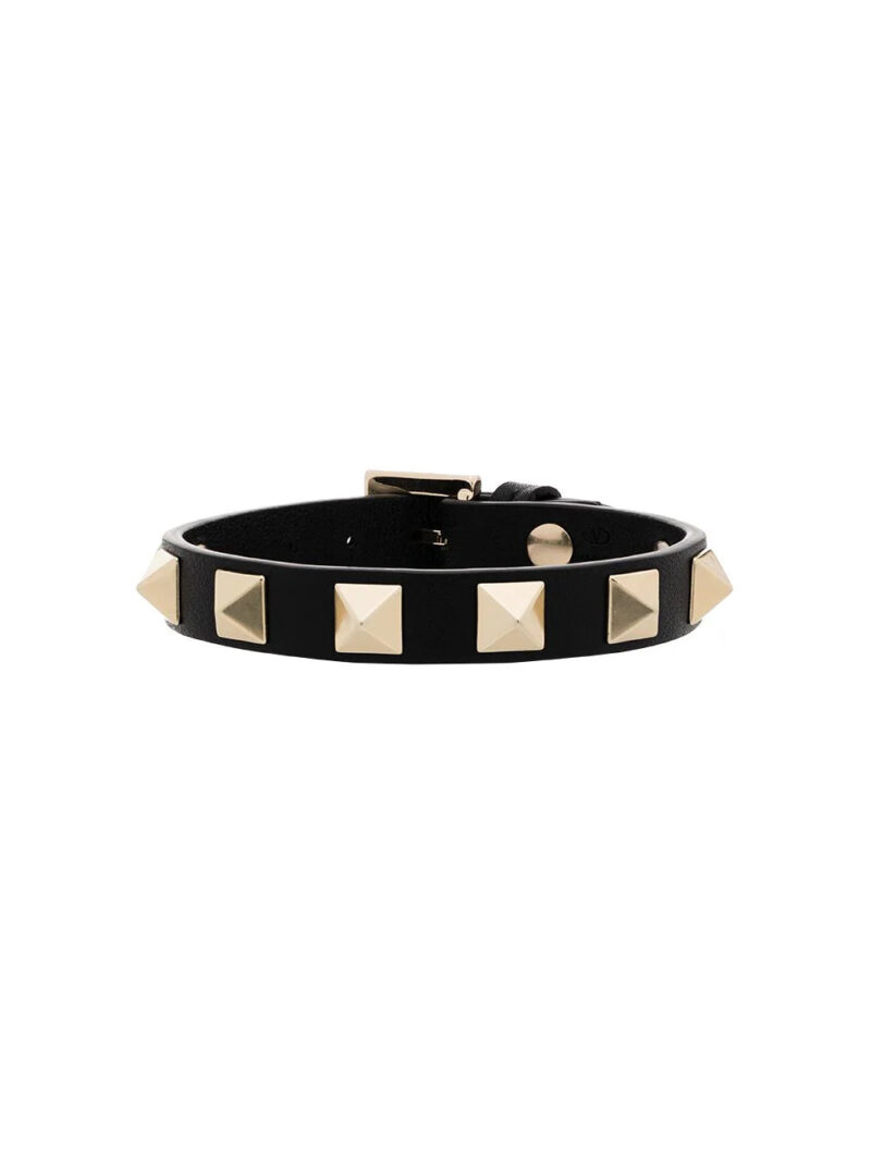 Valentino Garavani  Rockstud leather bracelet