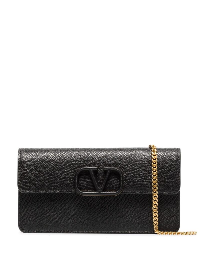 Valentino Garavani  VLogo Signature leather wallet-on-chain