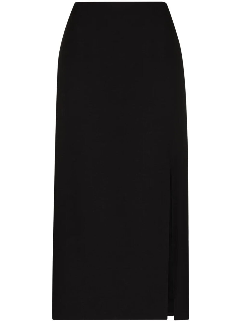 Valentino Garavani  front-slit midi skirt
