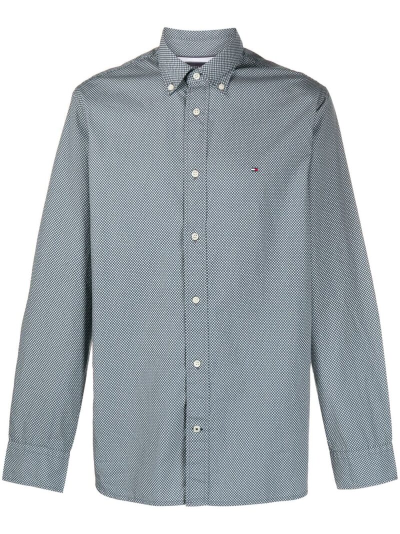 Tommy Hilfiger logo embroidered shirt