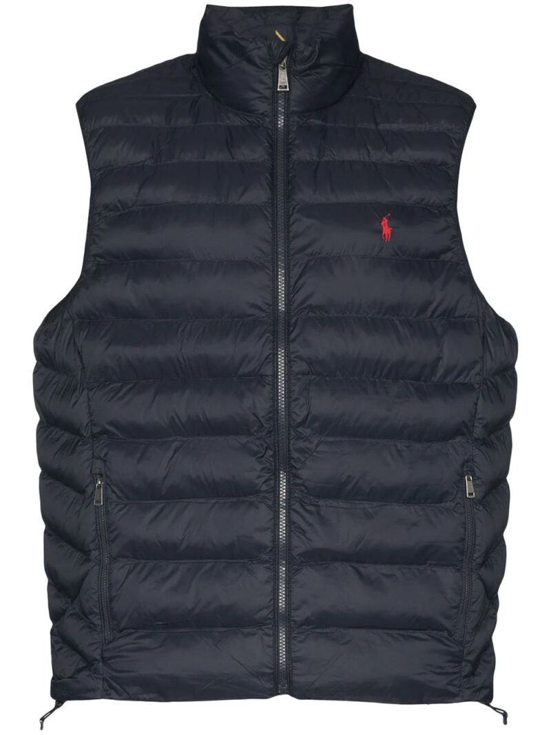 Polo Ralph Lauren logo-embroidered puffer gilet