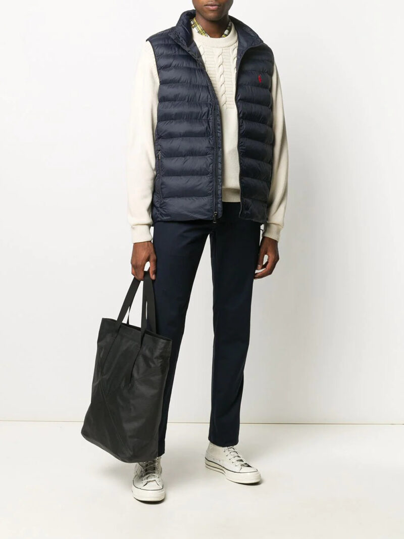 Polo Ralph Lauren logo-embroidered puffer gilet