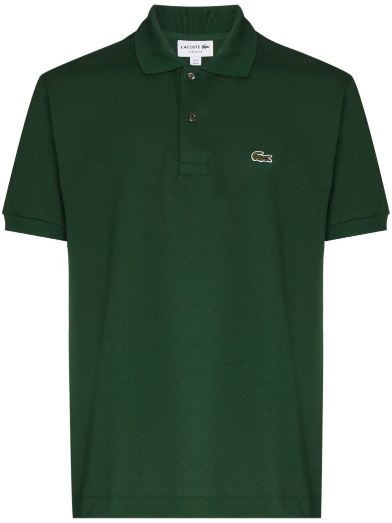 Lacoste logo-patch short-sleeve polo shirt