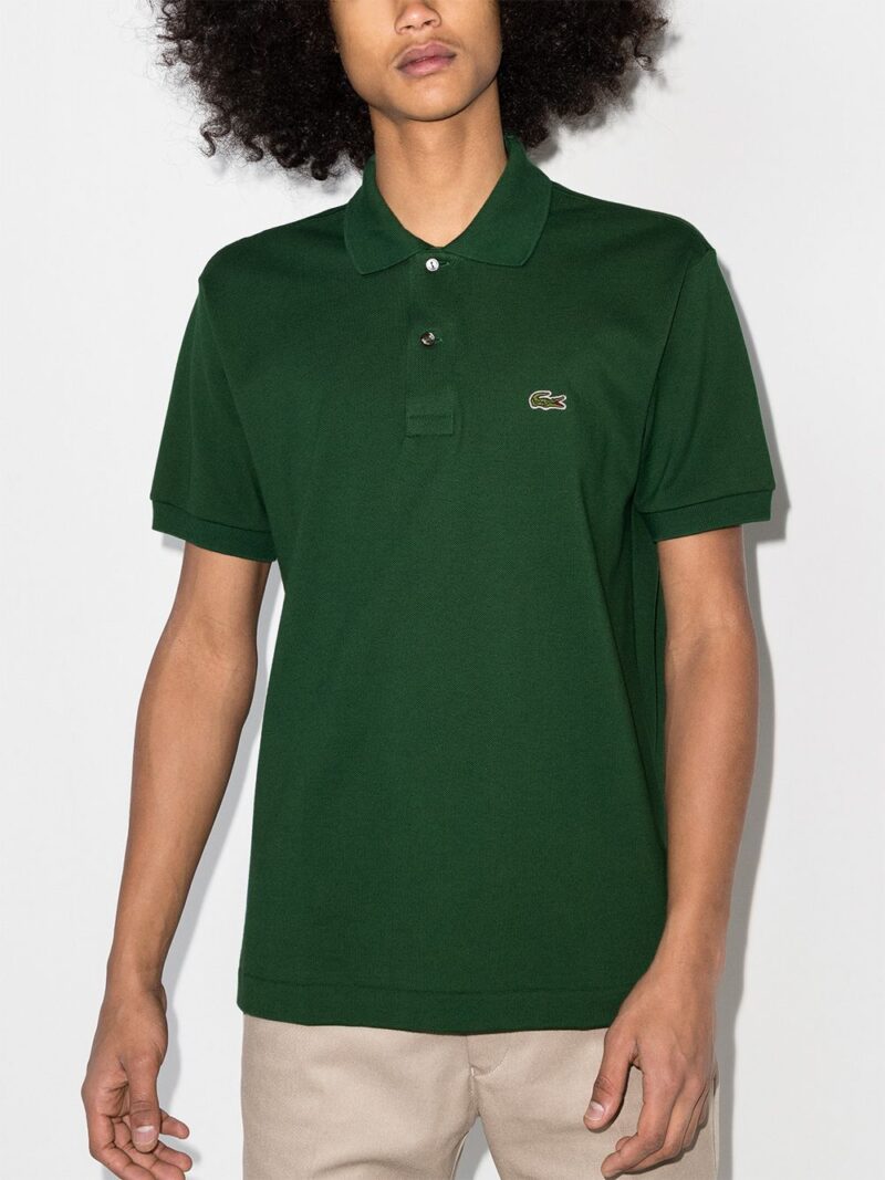 Lacoste logo-patch short-sleeve polo shirt