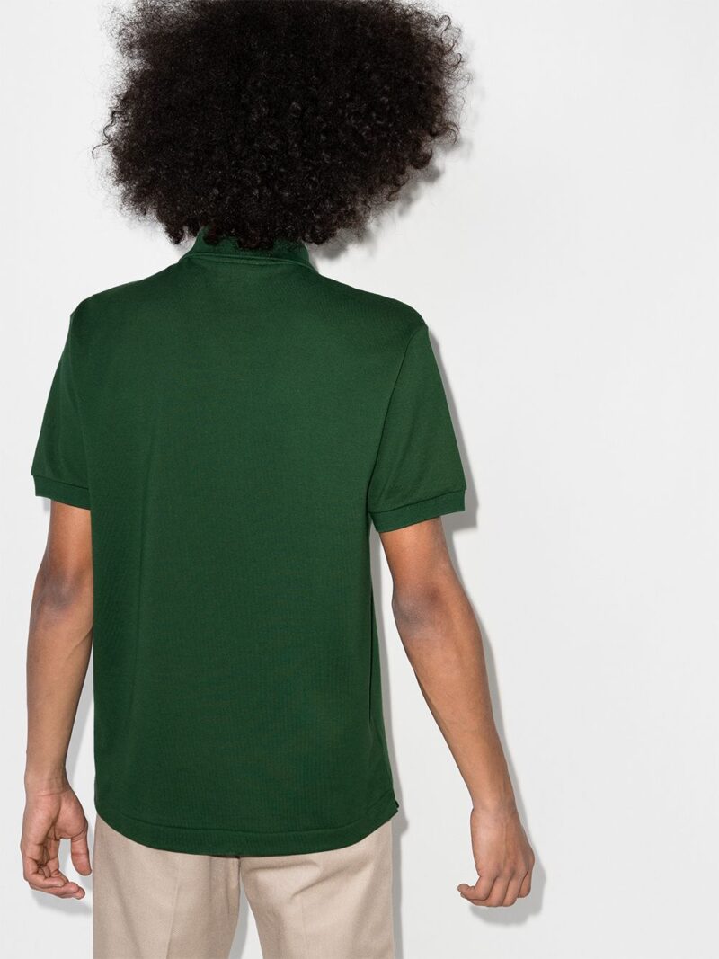 Lacoste logo-patch short-sleeve polo shirt