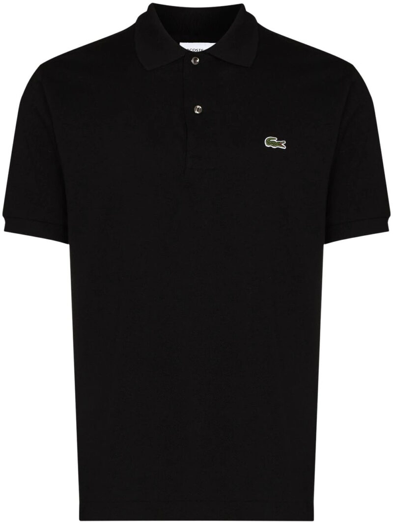 Lacoste logo-patch short-sleeve polo shirt