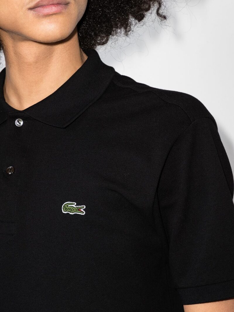 Lacoste logo-patch short-sleeve polo shirt