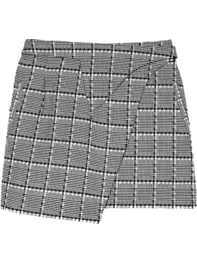WARDROBE.NYC  wrapped mini skirt