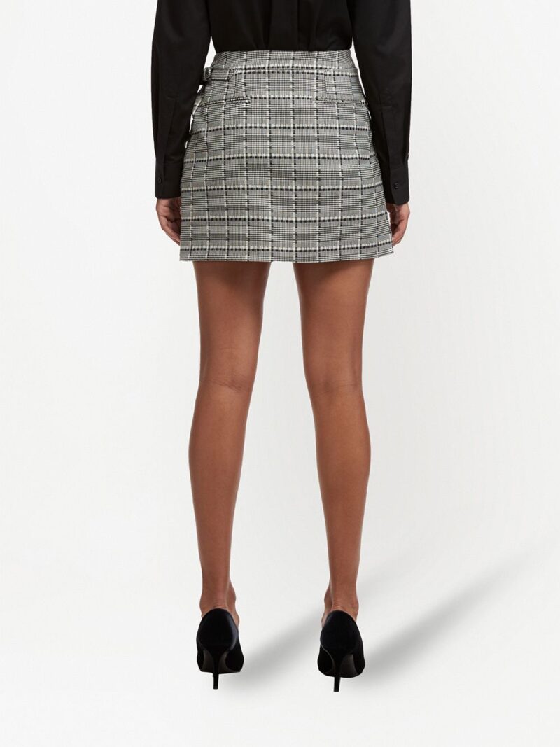 WARDROBE.NYC wrapped mini skirt