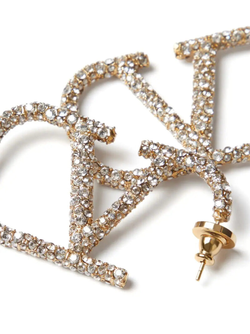 Valentino Garavani  VLogo Signature crystal earrings