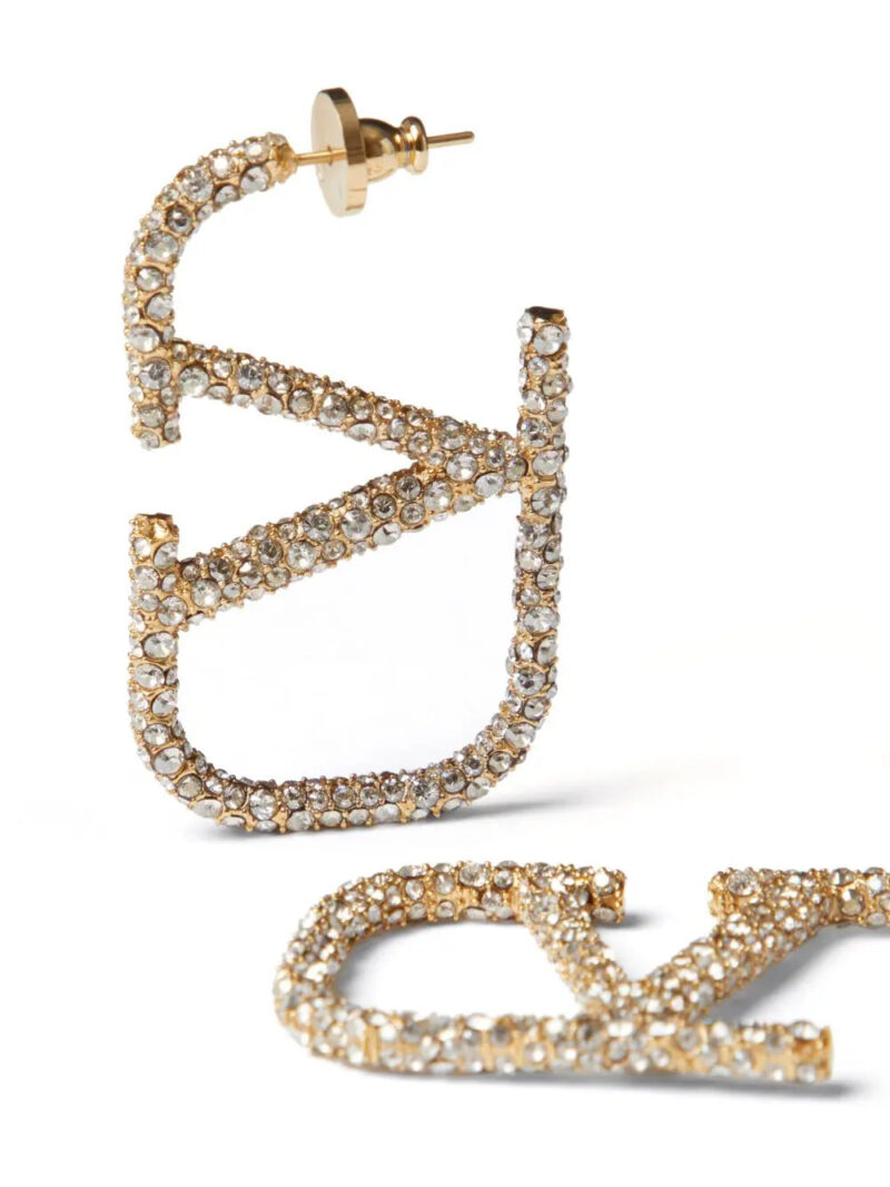 Valentino Garavani  VLogo Signature crystal earrings
