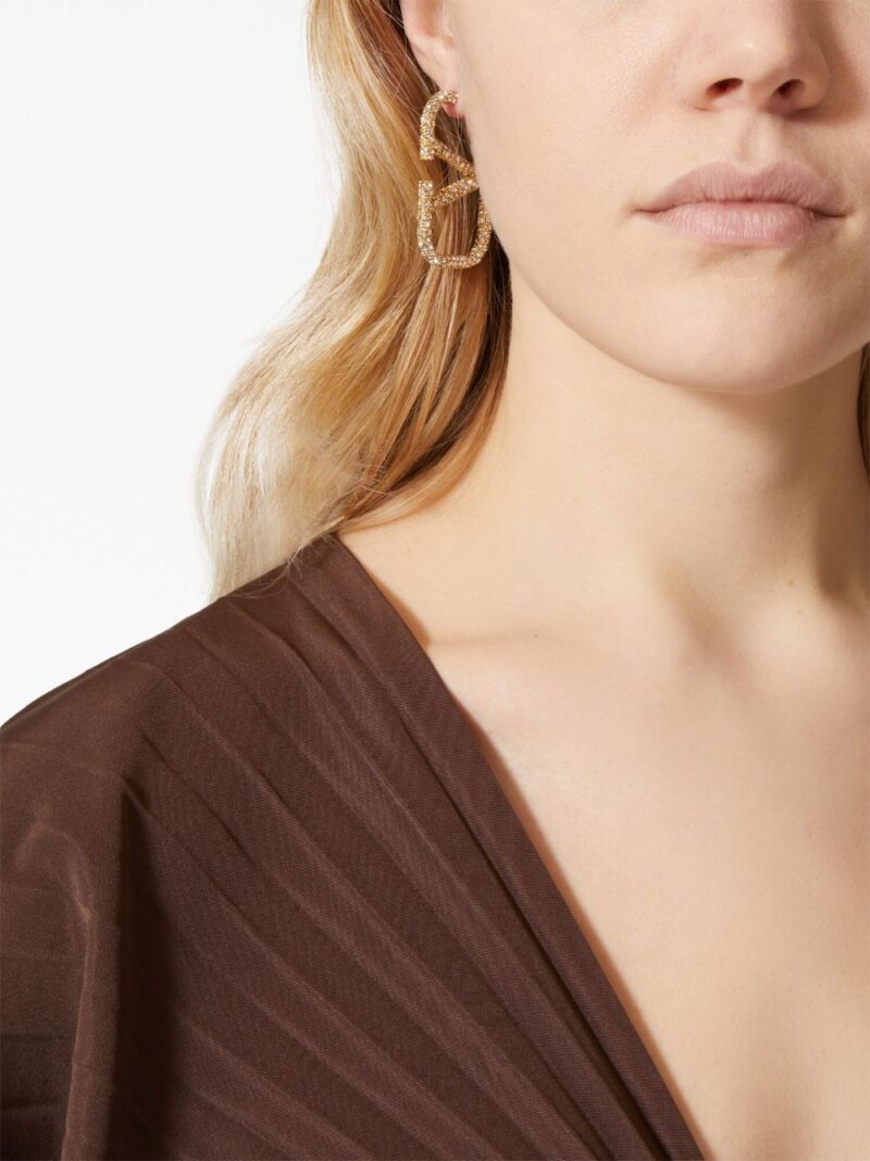 Valentino Garavani  VLogo Signature crystal earrings
