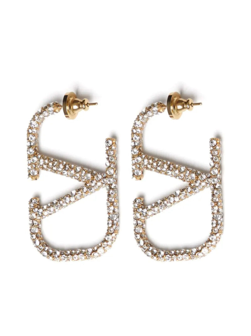 Valentino Garavani  VLogo Signature crystal earrings
