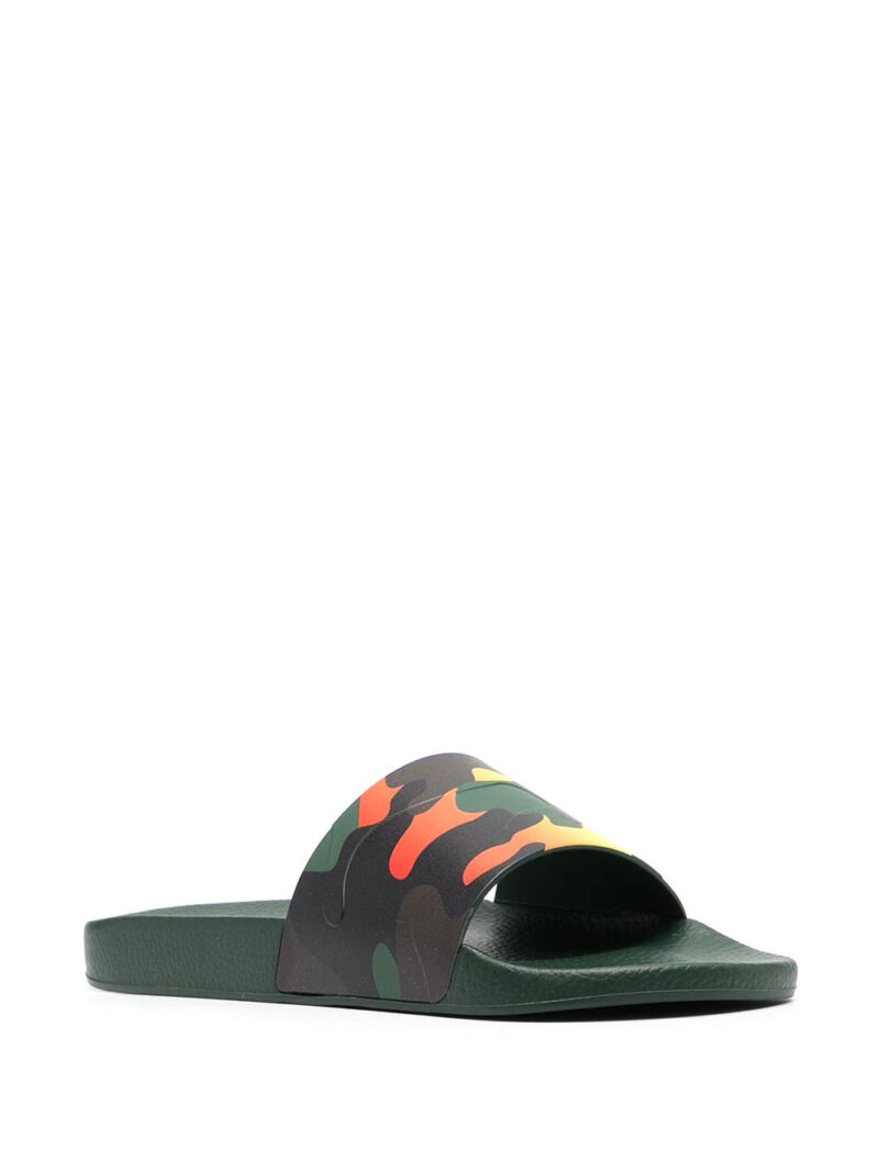 Valentino Garavani camouflage-print rubber slides