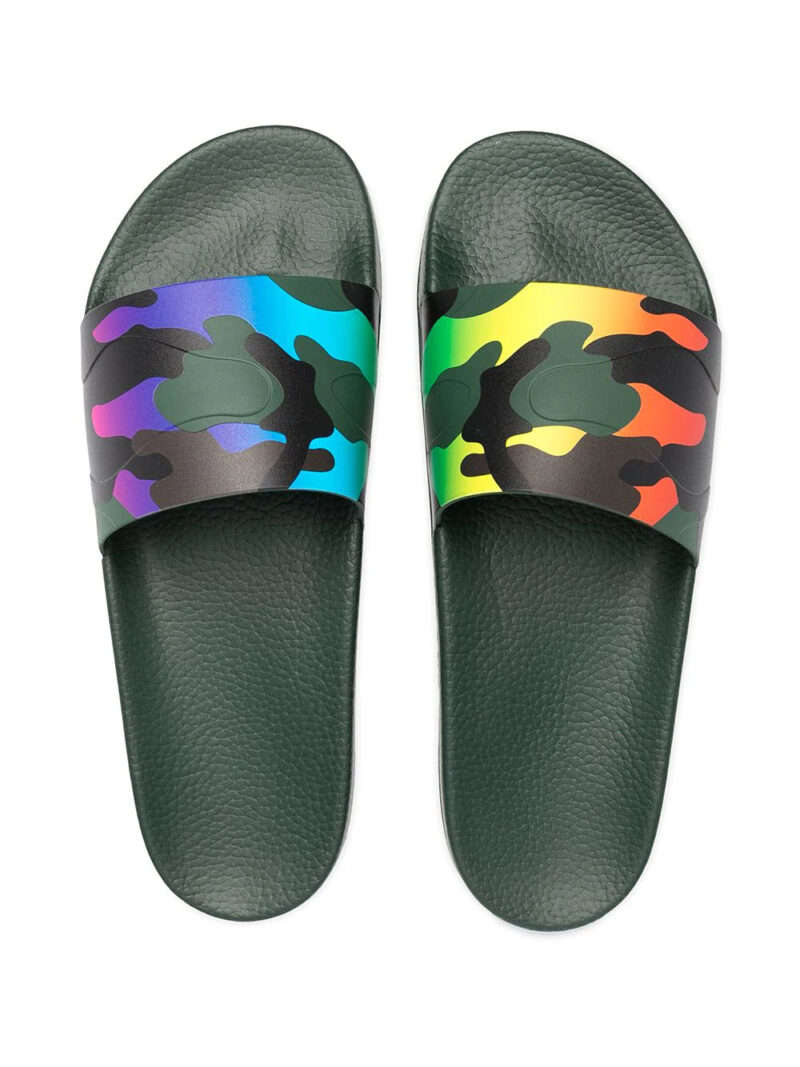 Valentino Garavani camouflage-print rubber slides