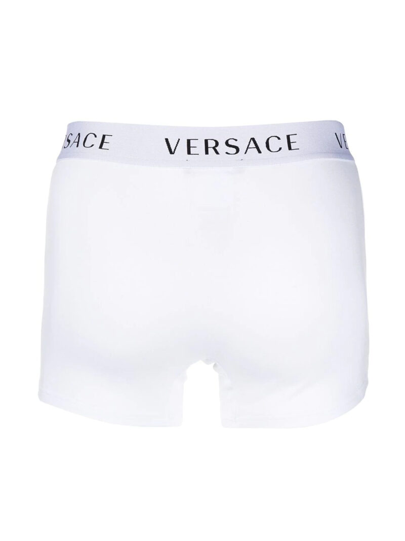 Versace  pack of three logo waistband boxer shorts