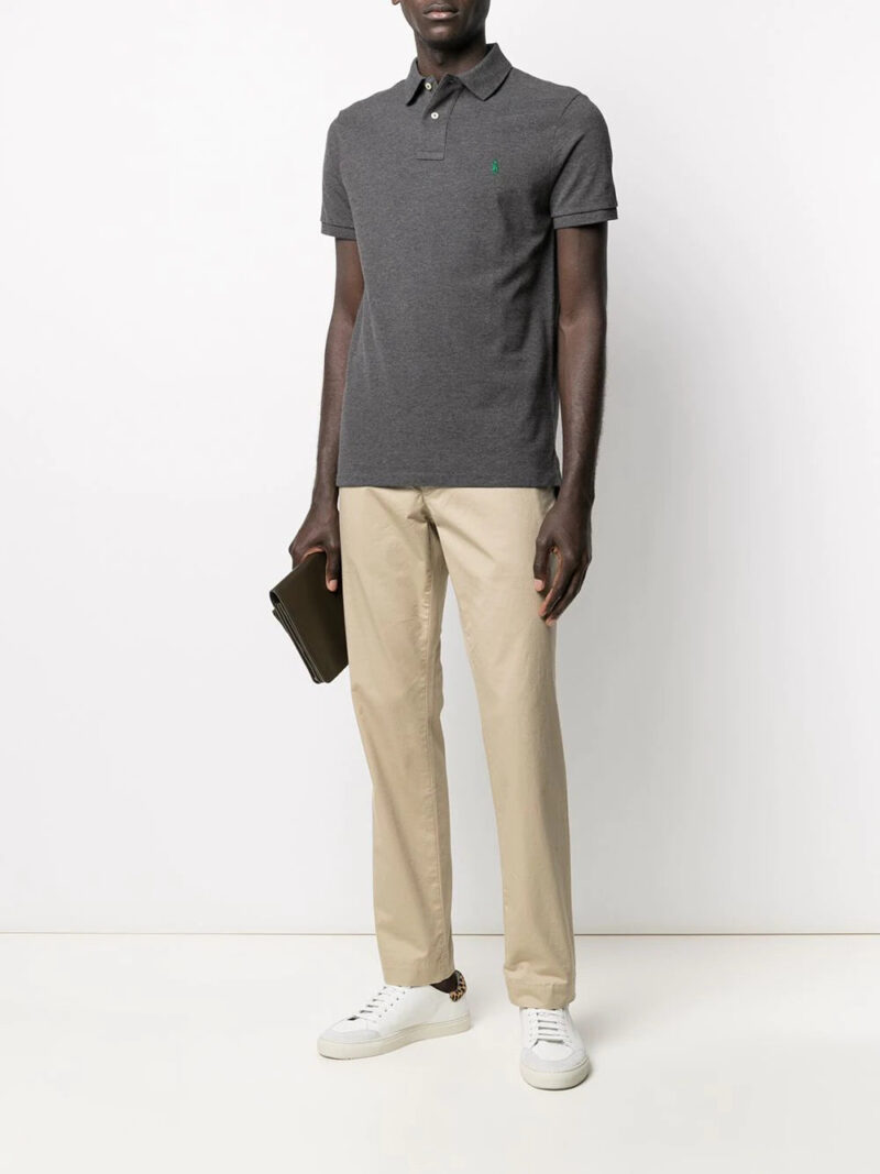 Polo Ralph Lauren logo-patch short-sleeved polo shirt
