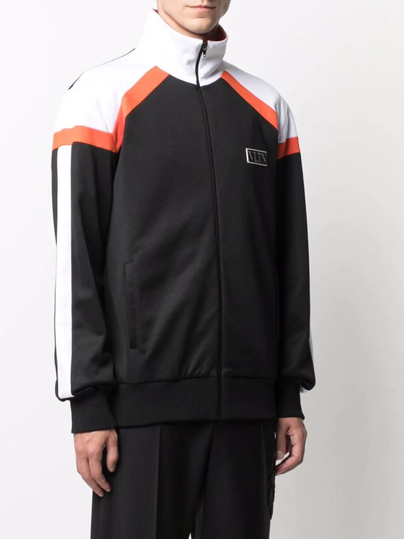 Valentino  VLTN-motif zip-up jacket