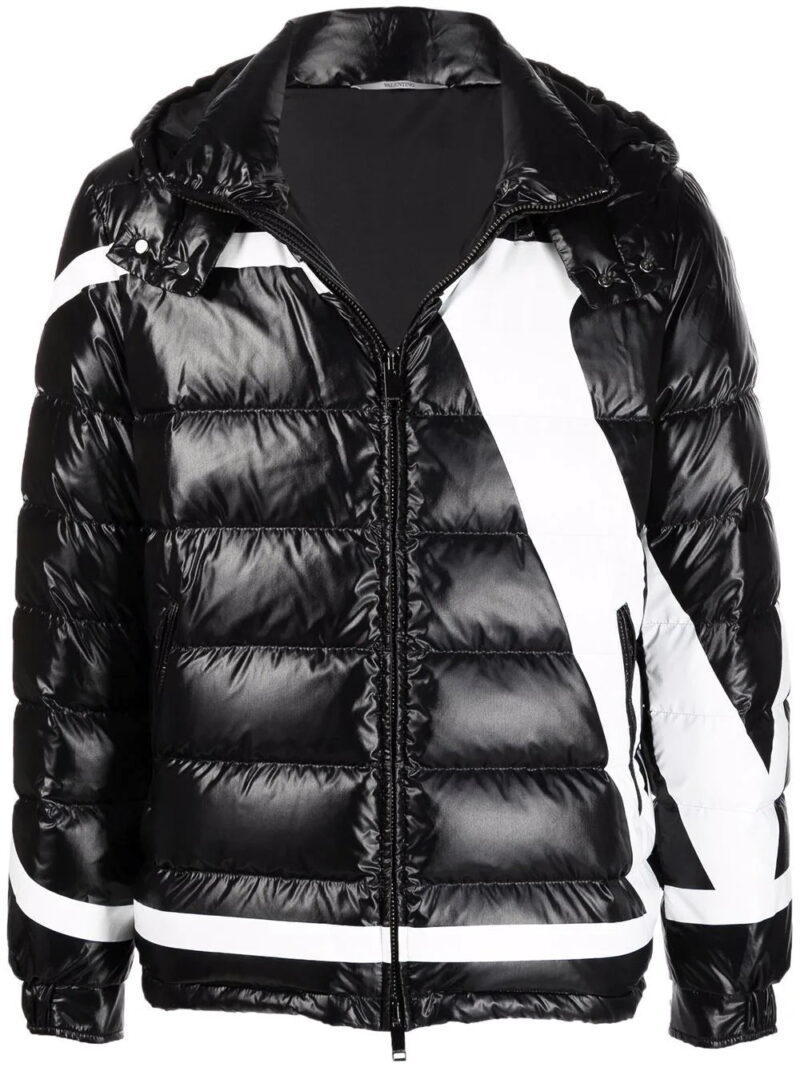 Valentino  logo-print puffer jacket