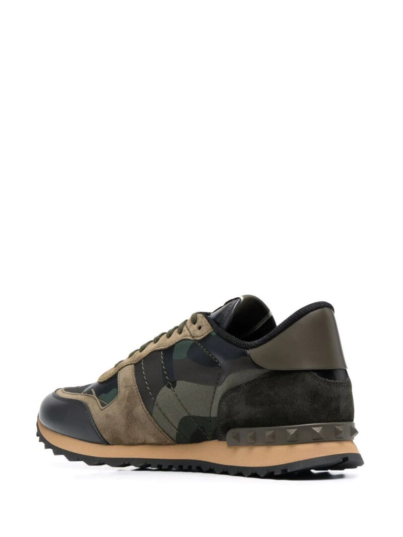 Valentino Garavani  Rockrunner camouflage-print sneakers