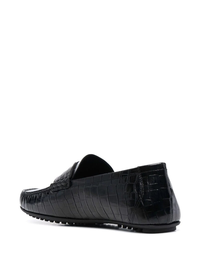 Versace  La Medusa leather loafers